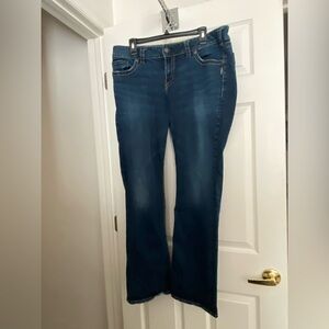 Silver Suki Mid Slim Boot W34/L33